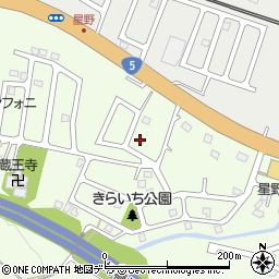北海道小樽市星野町8-36周辺の地図