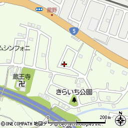 北海道小樽市星野町8-20周辺の地図