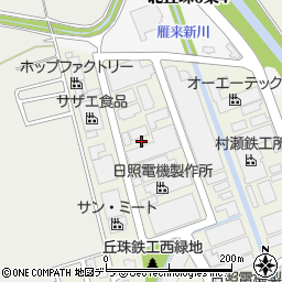 株式会社桐井製作所札幌工場周辺の地図