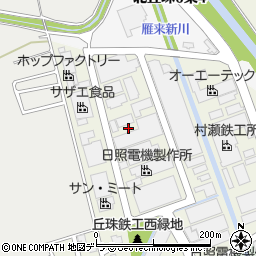北海道特殊自販株式会社　第二工場周辺の地図