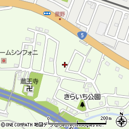 北海道小樽市星野町8-14周辺の地図