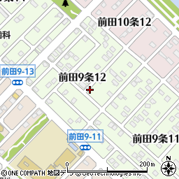 北海道札幌市手稲区前田９条周辺の地図