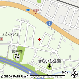 北海道小樽市星野町8-13周辺の地図