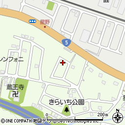 北海道小樽市星野町8-24周辺の地図