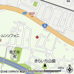 北海道小樽市星野町8-11周辺の地図
