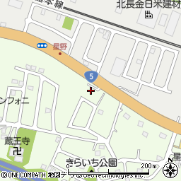 北海道小樽市星野町8-1周辺の地図