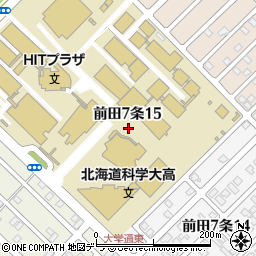 北海道札幌市手稲区前田７条15丁目周辺の地図