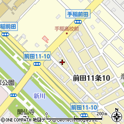 北海道札幌市手稲区前田１１条10丁目9周辺の地図