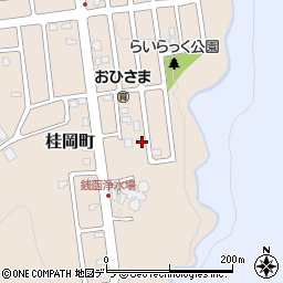 北海道小樽市桂岡町30-17周辺の地図