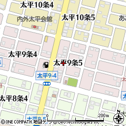北海道警察本部　北警察署交番太平周辺の地図