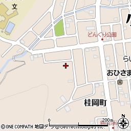 北海道小樽市桂岡町28-26周辺の地図