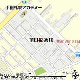 北海道札幌市手稲区前田１３条周辺の地図