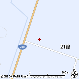 北海道釧路市阿寒町上阿寒２１線周辺の地図