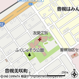 友愛江別周辺の地図