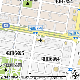 タイヤ館屯田周辺の地図