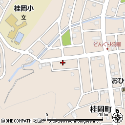 北海道小樽市桂岡町28-33周辺の地図