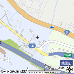 北海道小樽市見晴町17周辺の地図