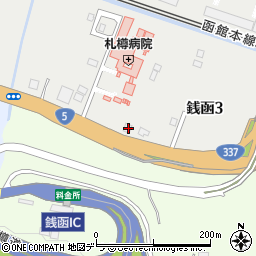 北海道小樽市銭函3丁目298-2周辺の地図