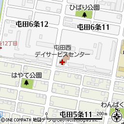 札幌市役所都市局　屯田西集会所周辺の地図