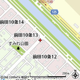 北海道札幌市手稲区前田１０条周辺の地図