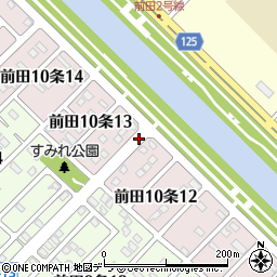 北海道札幌市手稲区前田１０条周辺の地図