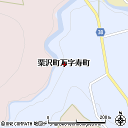 北海道岩見沢市栗沢町万字寿町周辺の地図