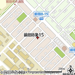 北海道札幌市手稲区前田８条15丁目周辺の地図
