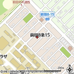 北海道札幌市手稲区前田８条15丁目8周辺の地図