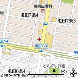 ドコモショップ屯田店周辺の地図