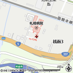 北海道小樽市銭函3丁目298-5周辺の地図