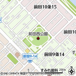 前田西公園周辺の地図