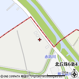 北海道札幌市東区丘珠町738-2周辺の地図