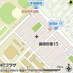 北海道札幌市手稲区前田８条15丁目10周辺の地図