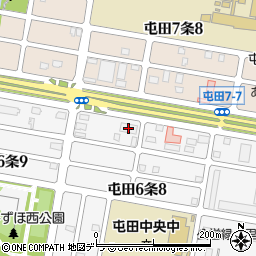 屯田６－８マンション周辺の地図