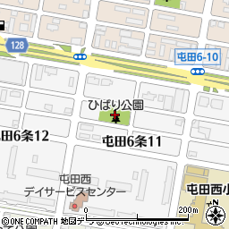 屯田ひばり公園周辺の地図