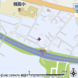 北海道小樽市見晴町周辺の地図