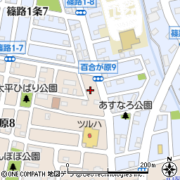 Ｍ２コート周辺の地図