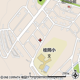 北海道小樽市桂岡町20-17周辺の地図