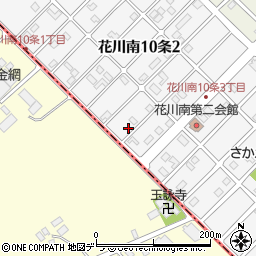 北海道石狩市花川南１０条2丁目213周辺の地図