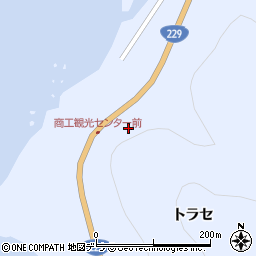 北海道古宇郡神恵内村神恵内村ヘルカ石周辺の地図