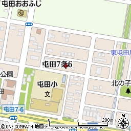 北海道札幌市北区屯田７条6丁目4周辺の地図