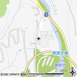 北海道小樽市朝里川温泉1丁目414周辺の地図