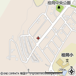 北海道小樽市桂岡町19-8周辺の地図