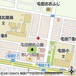 北海道札幌市北区屯田７条7丁目周辺の地図