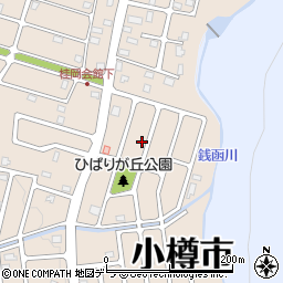 北海道小樽市桂岡町12-15周辺の地図