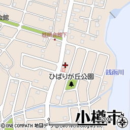 北海道小樽市桂岡町12-5周辺の地図