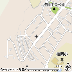 北海道小樽市桂岡町19-7周辺の地図