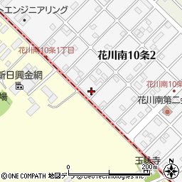 北海道石狩市花川南１０条2丁目130周辺の地図