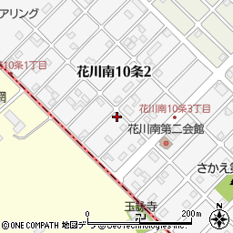 北海道石狩市花川南１０条2丁目203周辺の地図