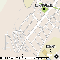 北海道小樽市桂岡町19-6周辺の地図